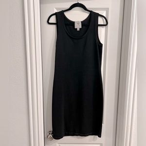 Toula Black Sweater Dress with matching jacket by Vera Wang